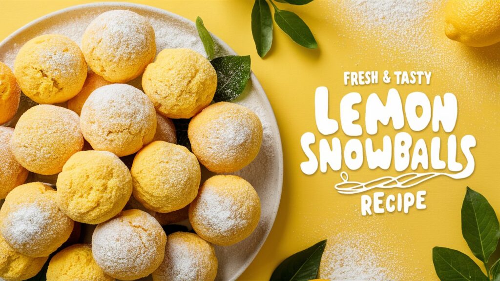 Easy Lemon Snowballs Recipe