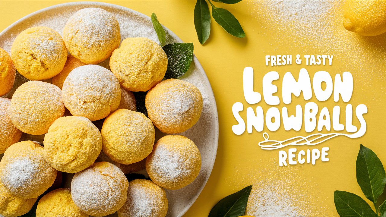 Easy Lemon Snowballs Recipe